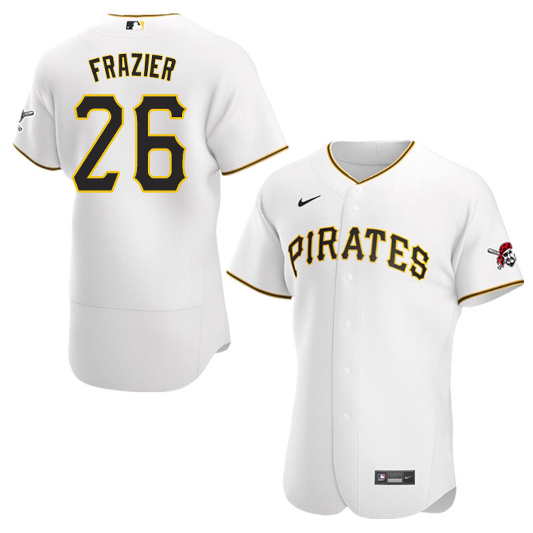 Nike Men #26 Adam Frazier Pittsburgh Pirates Baseball Jerseys Sale-White